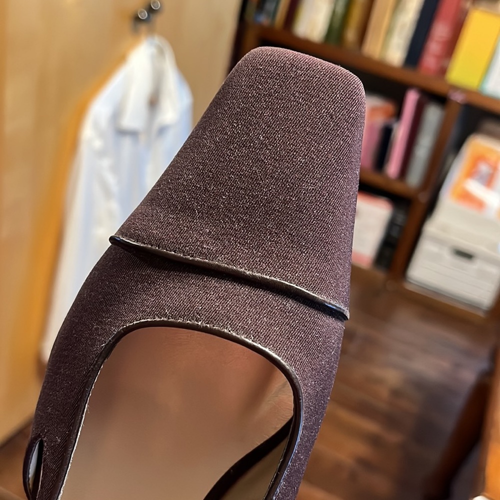 Talbots Woman's Brown Heels. Never Worn. Size 6M. Made in Italy - Picture 4 of 12